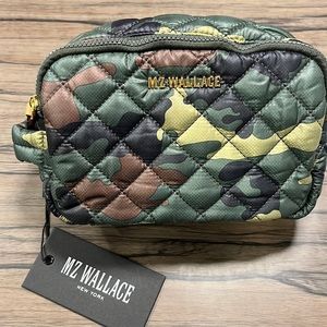 MZ Wallace Sam Cosmetic Double Zip - Green Camo
